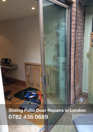 Sliding garden door lock repair London