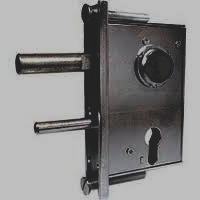 AMF 107 Gate Lock Medium-weight wrought-iron gate lock