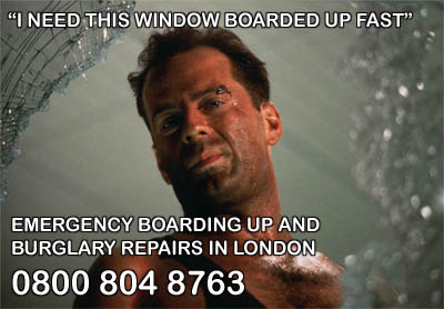 Emergency Window Boarding Up London