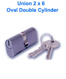 Union 2 x 6 Oval Double Cylinder - ABC Locksmiths