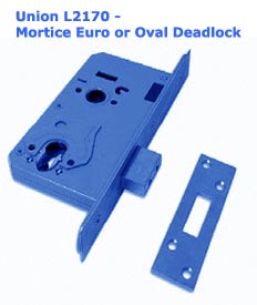 Hadley wood , Union L2170 Mortice Euro or Oval Deadlock